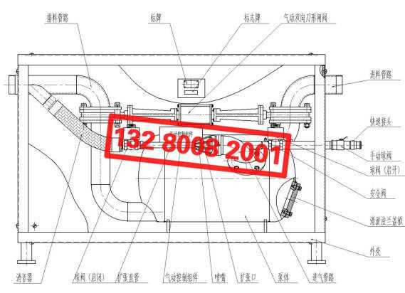 氣動(dòng)清淤排污泵結(jié)構(gòu)圖