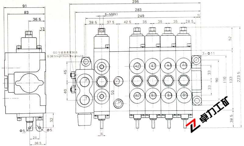 DL-G10L型多路換向閥